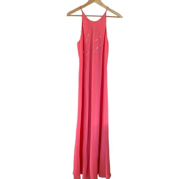 Vintage Chelsea Nites Formal Sequin Dress - Picture 1 of 10